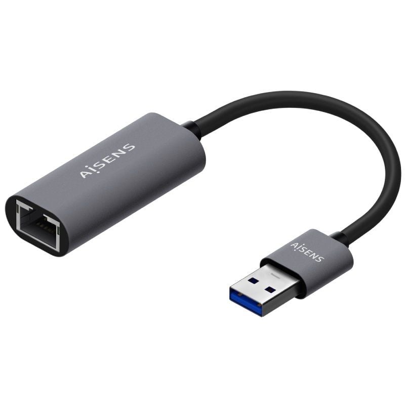 Adaptador USB 3.0 - RJ45 Aisens A106-0708/ 1000Mbps
