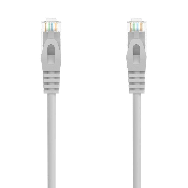Cable de Red RJ45 AWG24 UTP Aisens A145-0555 Cat.6A/ LSZH/ 20m/ Gris