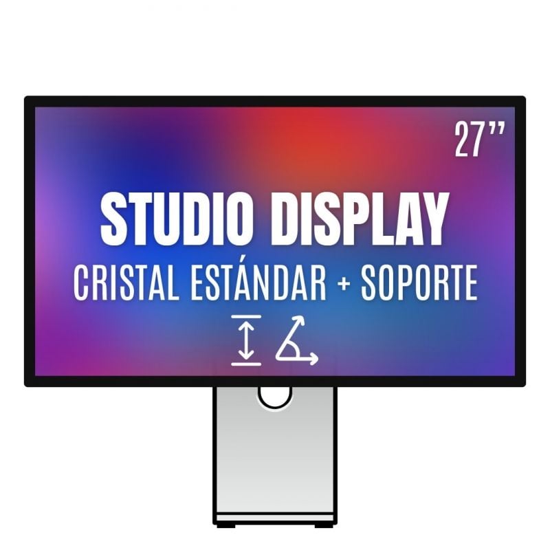 Apple Studio Display 27'/ Cristal Estándar / Soporte con altura e inclinación ajustable