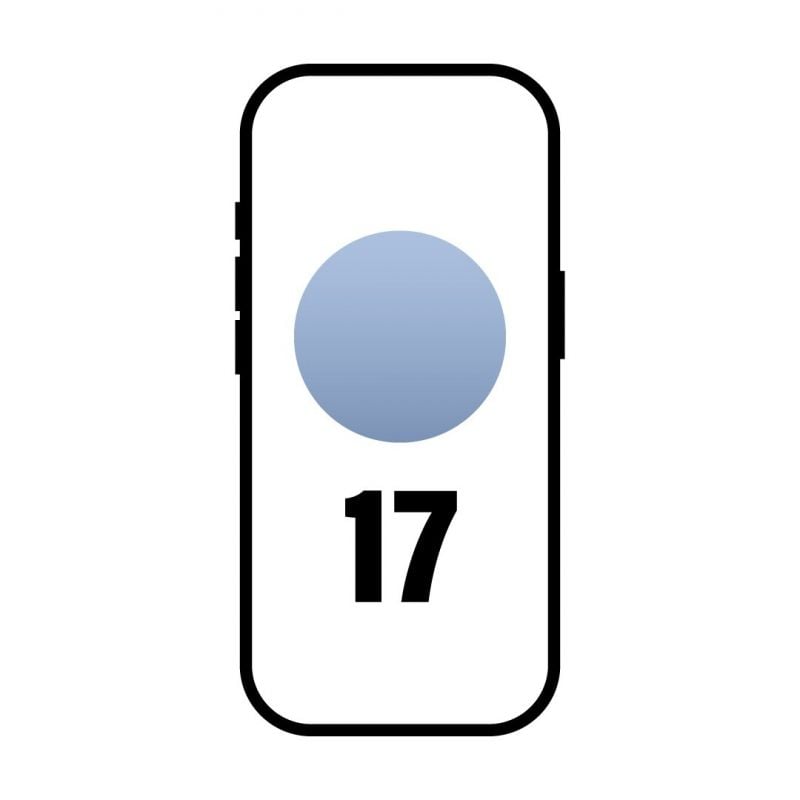 Smartphone Apple iPhone 17 512GB/ 6.3'/ 5G/ Azul Neblina