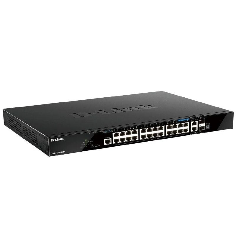 Switch Gestionable D-Link DGS-1520-28MP 28 Puertos/ RJ-45 10/100/1000/ SFP/ PoE