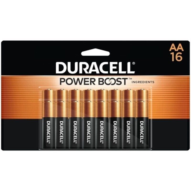 Pack de 16 Pilas AA Duracell Plus Power Boost DPBLR6B16/ 1.5V/ Alcalinas