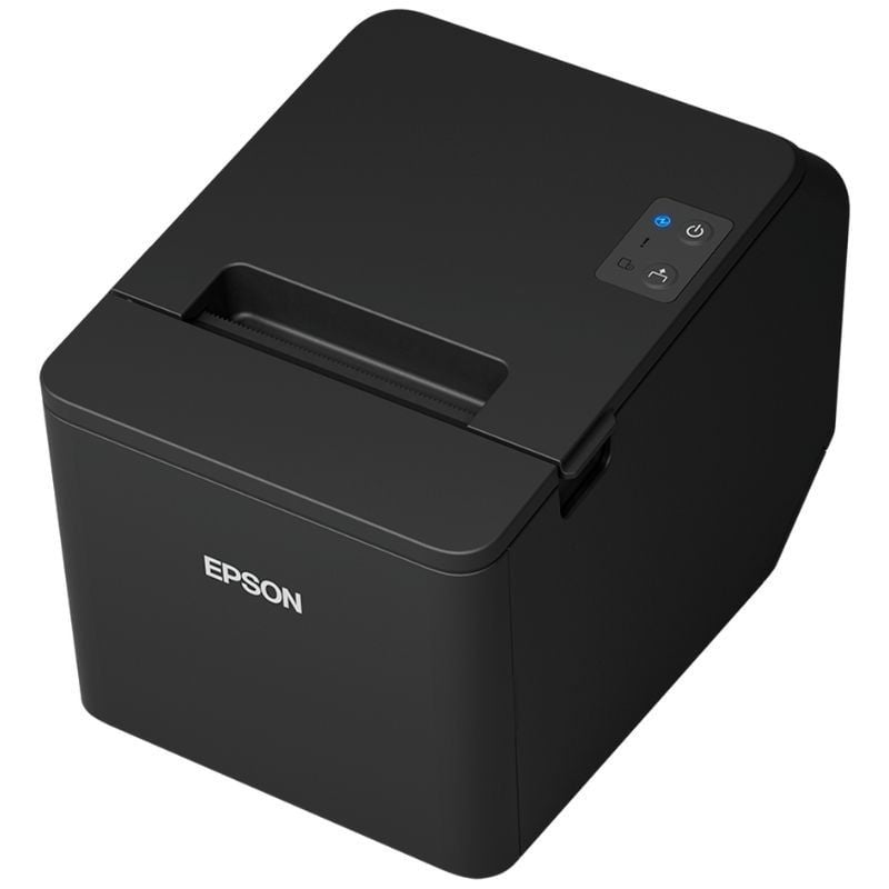 Impresora de Tickets Epson TM-T20IVEN/ Térmica/ Ancho papel 80mm/ USB-RS232-Ethernet/ Negra
