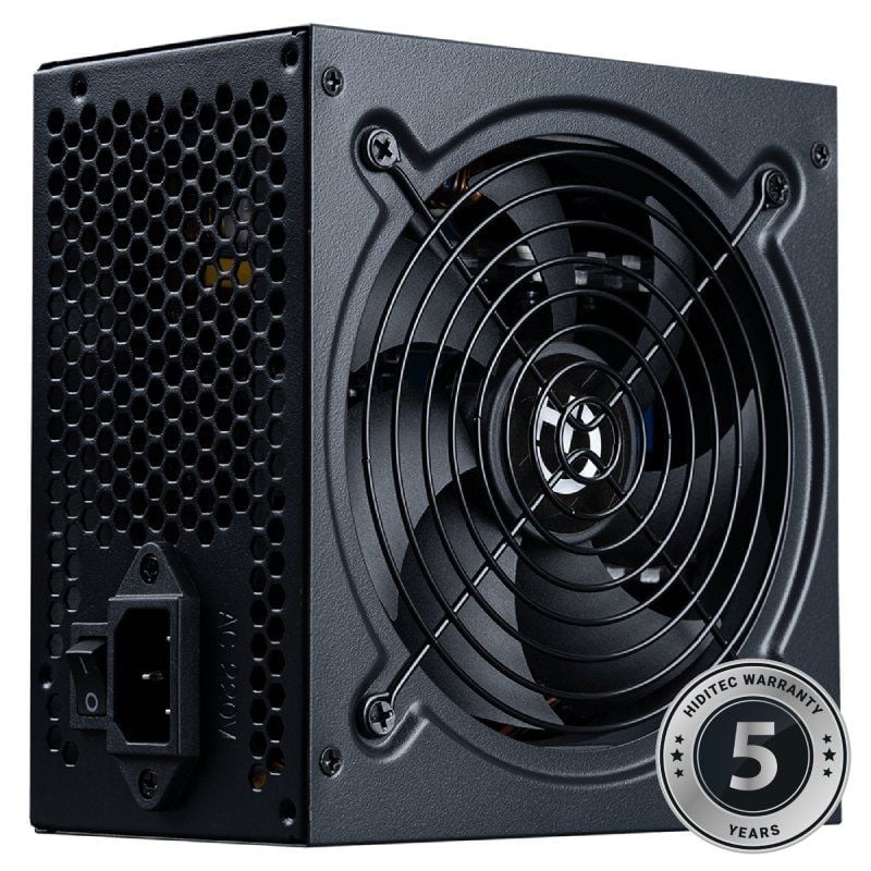Fuente de Alimentación Hiditec RL550/ 550W/ Ventilador 12cm/ 80 Plus Bronze