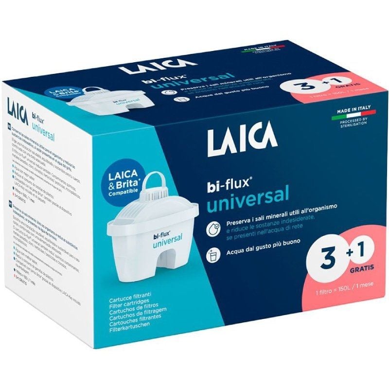Filtros 3+1 BI-FLUX Laica Slim F4T Universal