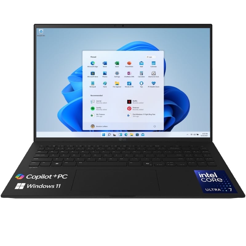 Portátil LG Gram 16Z90TL-V.AZ85BN Intel Core Ultra 7-258V/ 32GB/ 512GB SSD/ 16'/ Win11 Pro