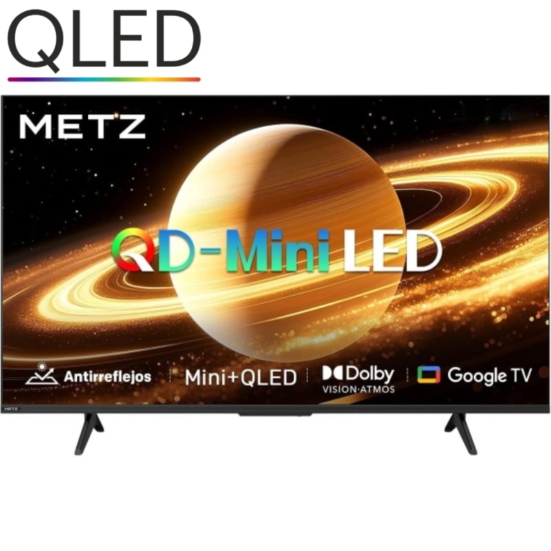 Televisor Metz QLED MiniLED 55MNH7000Z 55'/ Ultra HD 4K/ Smart TV/ WiFi