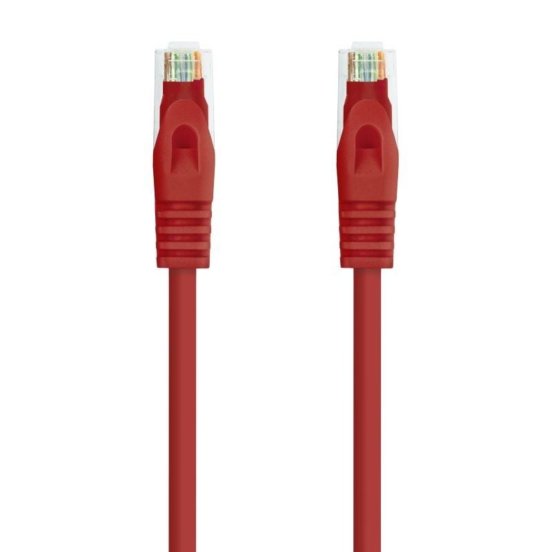 Cable de Red RJ45 UTP Nanocable 10.20.1800-L25-R Cat.6A/ LSZH/ 25cm/ Rojo