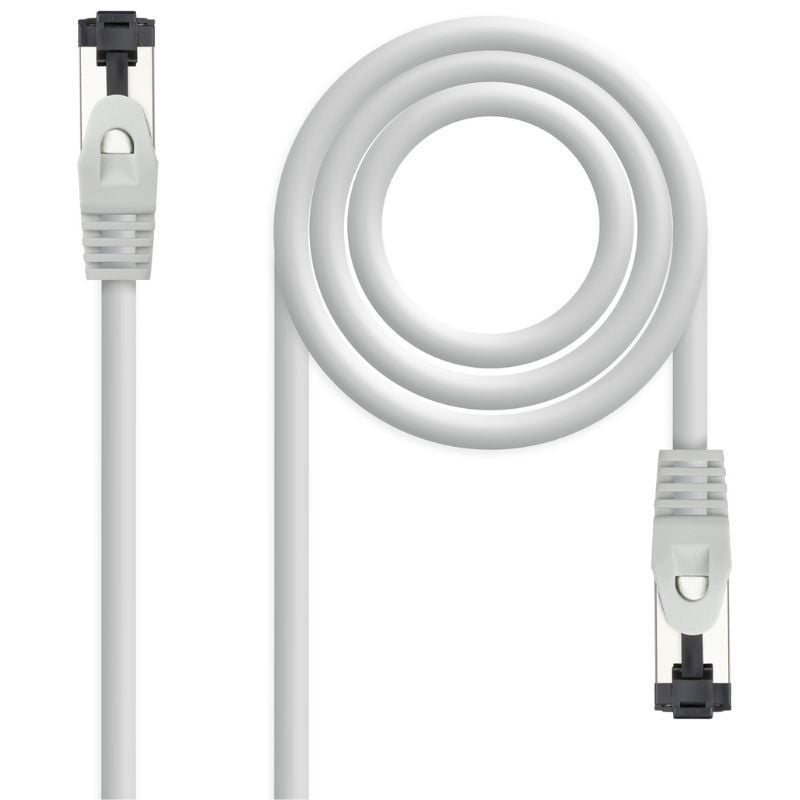 Cable de Red RJ45 SSTP Nanocable 10.20.2007 Cat.8.1/ 7m/ Gris