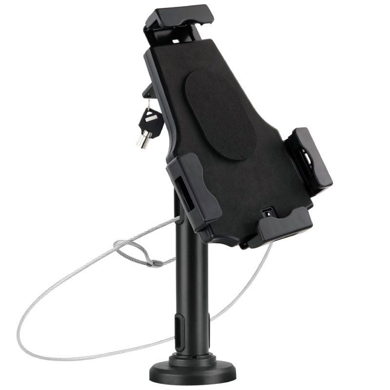 Soporte de Mesa/Pared para Smartphone/Tablet TooQ TQTDS0812/ Antirrobo/ Negro
