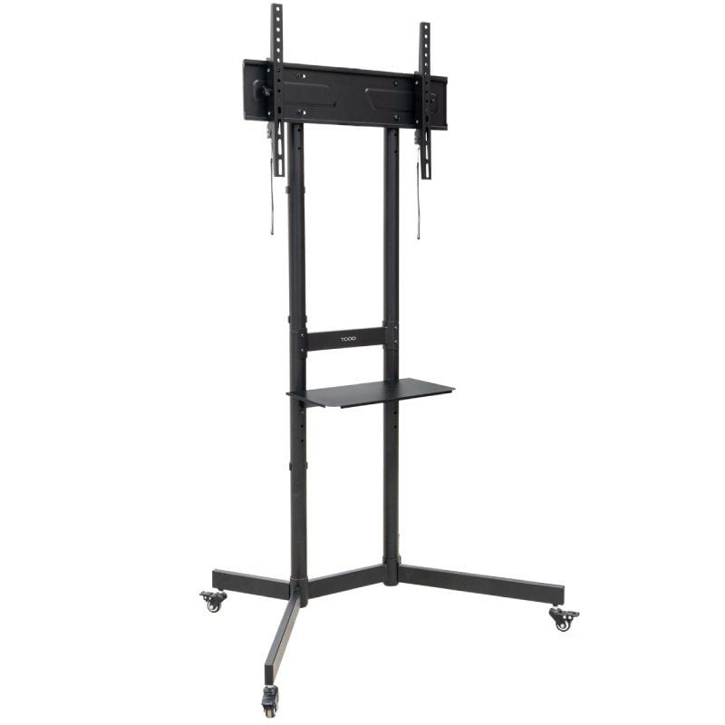 Soporte de Suelo Inclinable con Ruedas TooQ KEFRÉN FS1150M-B para TV de 37-70'/ hasta 70kg