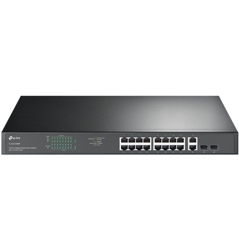 Switch TP-Link TL-SG1218MP 20 Puertos/ RJ-45 10/100/1000 PoE+/SFP