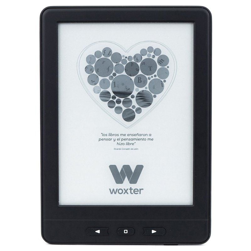 Libro Electrónico Ebook Woxter Scriba Paperlight TP/ 6' tactil retroiluminado Tinta Electrónica/ Negro