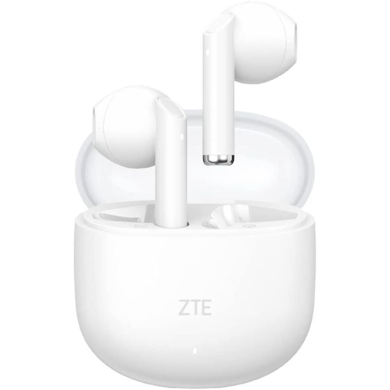 Auriculares Bluetooth ZTE Buds 2 con estuche de carga/ Autonomía 5h/ Blancos