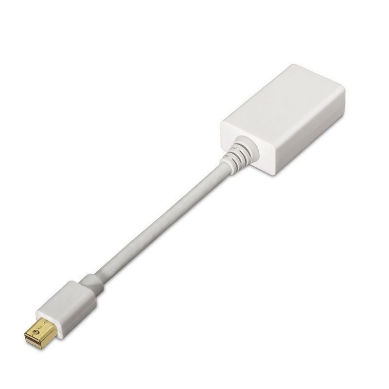 Conversor Aisens A125-0138/ Mini DisplayPort Macho - HDMI Hembra/ 15cm/ Blanco