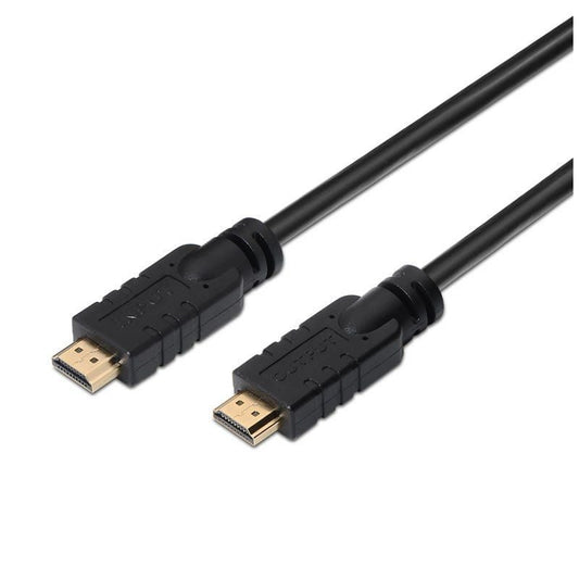 Cable HDMI Aisens 1.4 A119-0103/ HDMI Macho - HDMI Macho/ 15m/ Negro