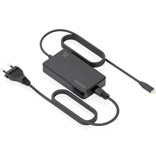 Cargador Sobremesa GaN Aisens ASCH-1PD65D068-BK/ 1xUSB Tipo-C/ 65W