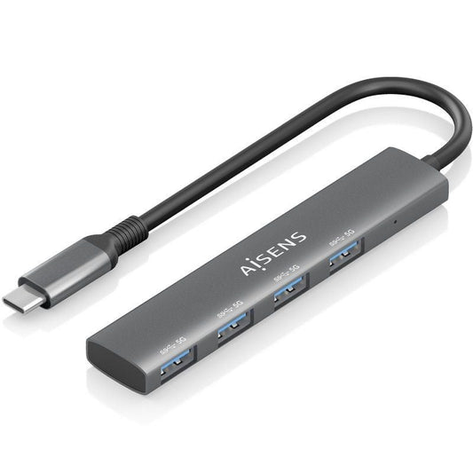 Hub USB Tipo-C 3.0 Aisens A109-0943/ 4xUSB