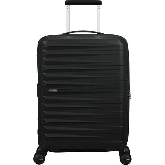 Maleta de Cabina American Tourister FastForward Spinner Expansible 55cm/ 55x40x23cm/ 4 Ruedas/ Negro