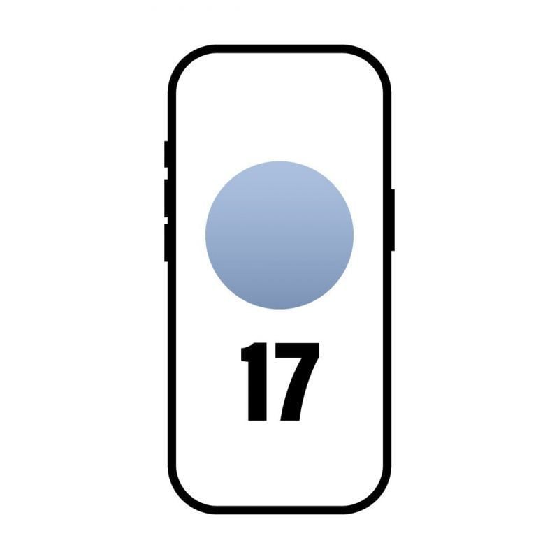 Smartphone Apple iPhone 17 256GB/ 6.3'/ 5G/ Azul Neblina