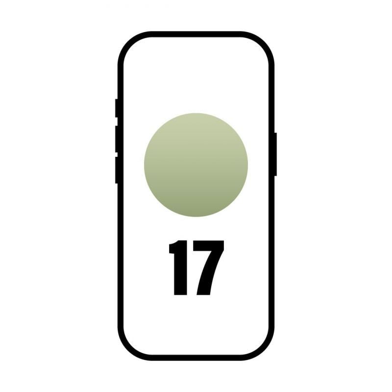 Smartphone Apple iPhone 17 512GB/ 6.3'/ 5G/ Verde salvia