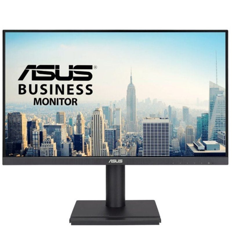 Monitor Profesional Asus VA24DQFS 23.8'/ Full HD/ Multimedia/ Regulable en altura/ Negro