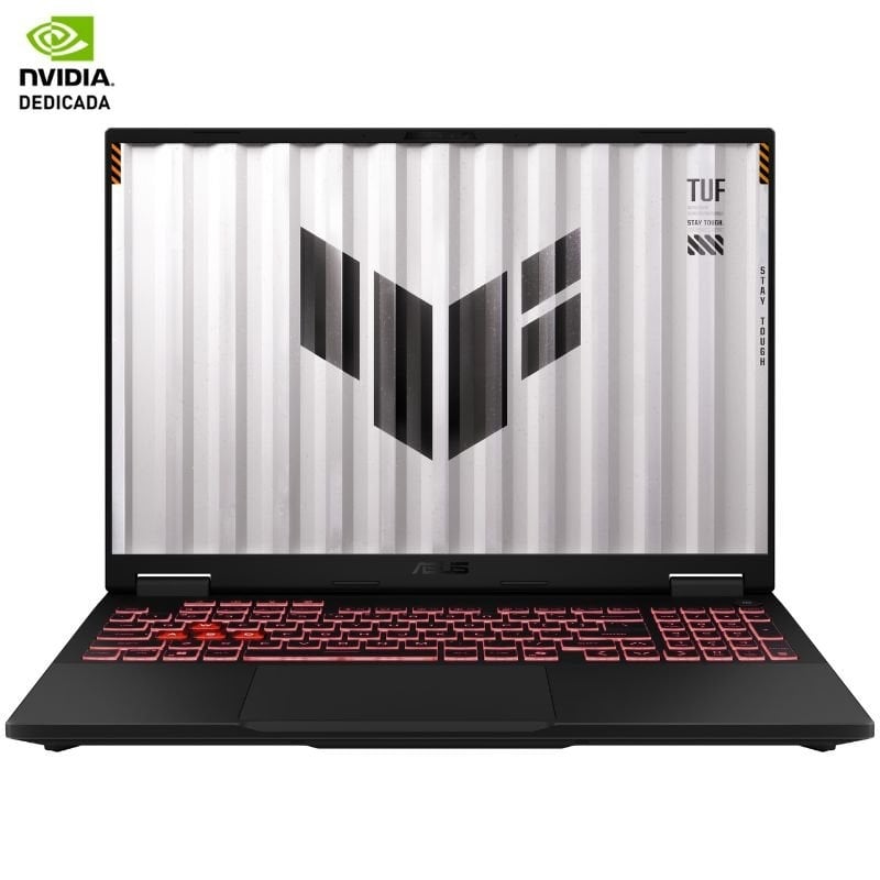 Portátil Gaming Asus TUF Gaming A16 TUF608UP-TU162 Ryzen 7 260/ 16GB/ 512GB SSD/ GeForce RTX 5070/ 16'/ Sin Sistema Operativo
