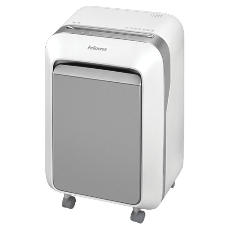 Destructora Fellowes LX211/ Microcorte de 2 x 12mm/ Blanca