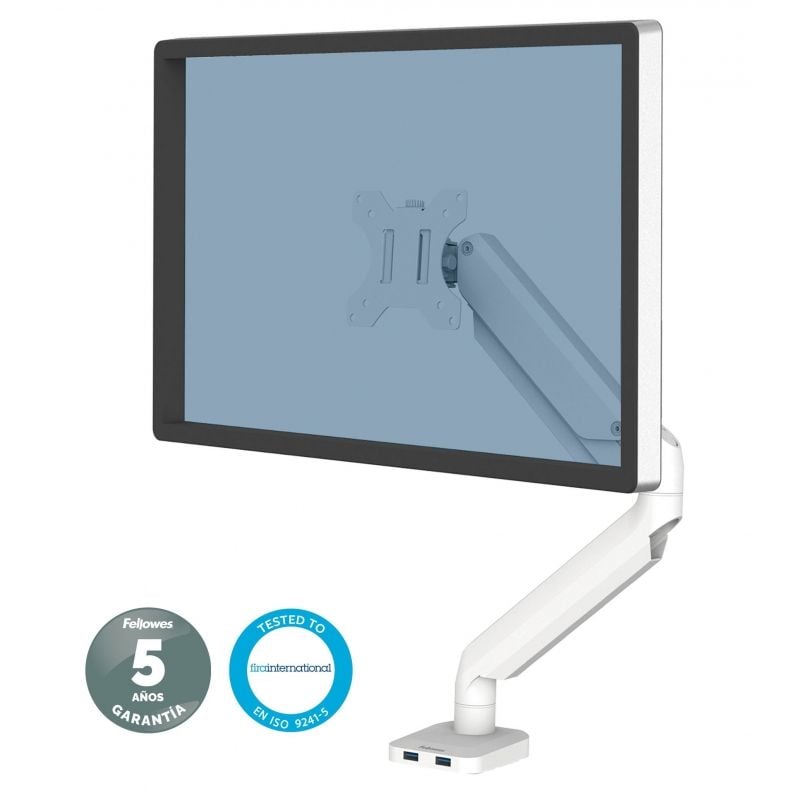 Soporte de Mesa para Monitor Fellowes 8056201/ Giratorio/ Inclinable/ hasta 8kg