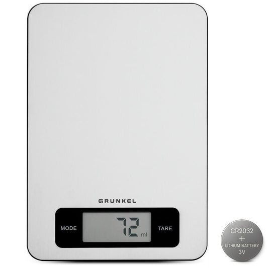 Báscula de Cocina Electrónica Grunkel BC-COOKXT/ hasta 5kg/ Plata
