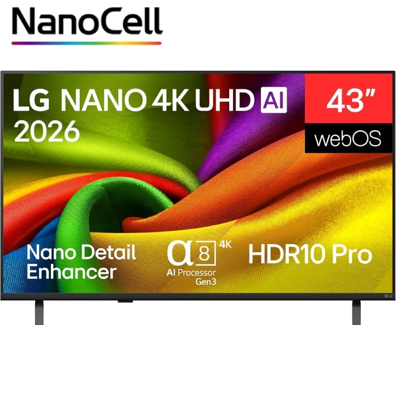 Televisor LG NanoCell 43NU850B6LA 43'/ Ultra HD 4K/ Smart TV/ WiFi