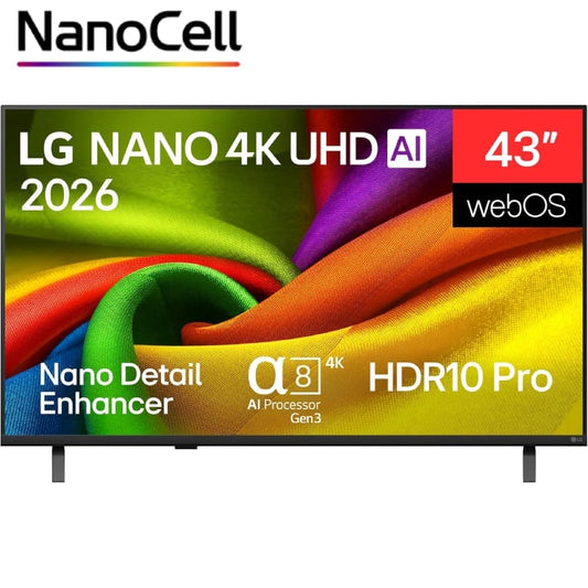 Televisor LG NanoCell 43NU850B6LA 43'/ Ultra HD 4K/ Smart TV/ WiFi