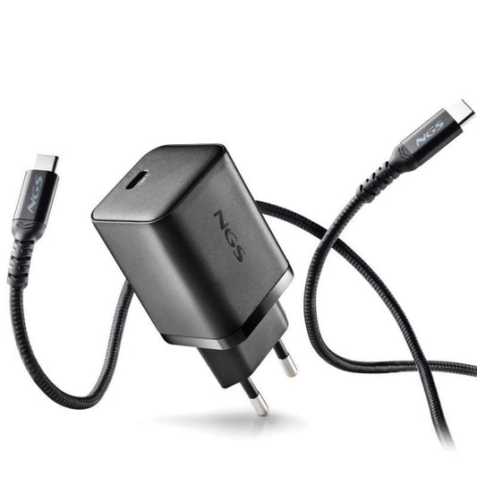 Cargador de Pared GaN NGS Bud 65W/ 1xUSB Tipo-C/ 65W