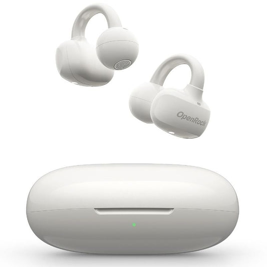 Auriculares Deportivos de Conducción Aérea OpenRock E OPACE02 V2 con estuche de carga/ Autonomía 7h/ Blancos