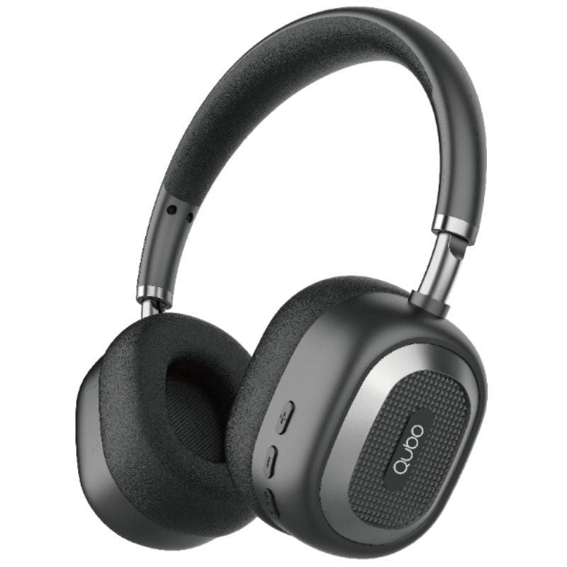 Auriculares Inalámbricos Qubo HD-100/ con Micrófono/ Bluetooth/ Negros