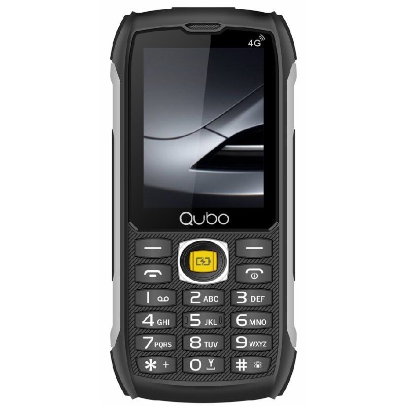 Teléfono Móvil Rugerizado Qubo ST-002 para Personas Mayores/ Negro