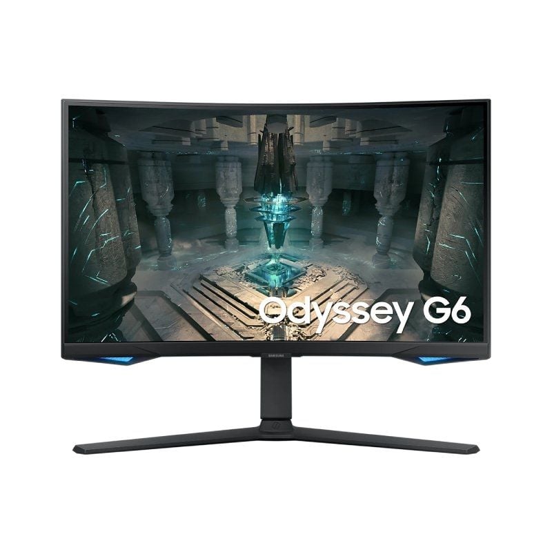 Smart Monitor Gaming Curvo Samsung Odyssey G6 S27BG650EU 27'/ QHD/ 1ms/ 240Hz/ VA/ Multimedia/ Regulable en altura/ Smart TV/ Negro