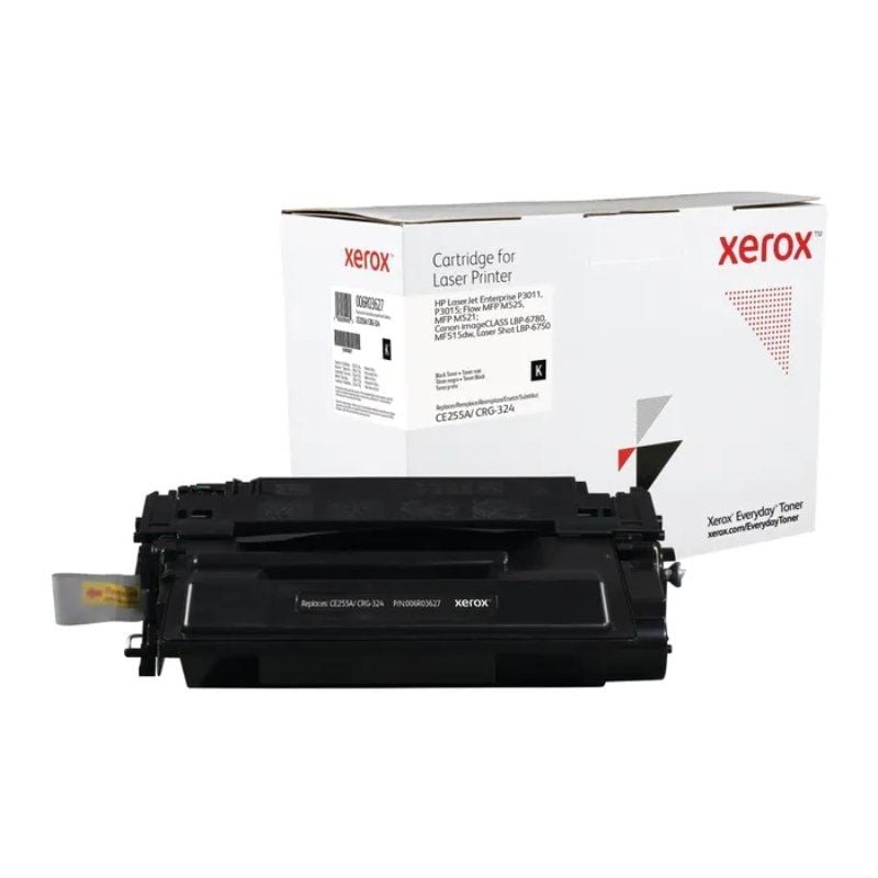 Tóner compatible Xerox 006R03628 compatible con HP CE255X/CRG-324II/ 12500 páginas/ Negro