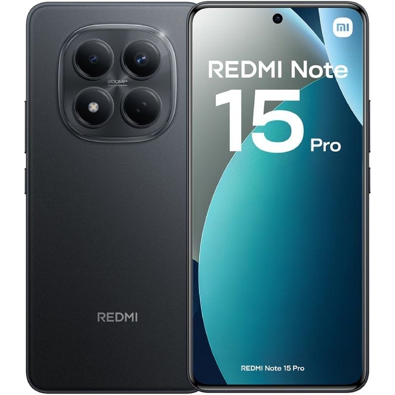 Smartphone Xiaomi Redmi Note 15 Pro 8GB/ 256GB/ 6.83'/ Negro